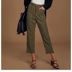 Free People army green pants